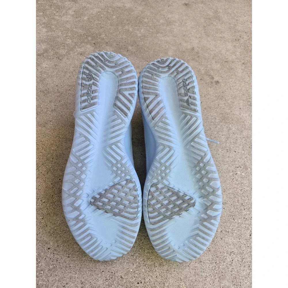 Adidas Tubular Shadow Light Blue Mesh Sneakers Mens 11.5 Activewear